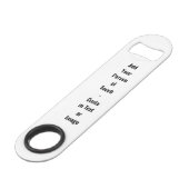 Divot Tool Flesopener met Marker Speed Flessenopener (Voorkant Gekanteld)