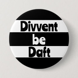 Divvent worden daft Newcastle upon Tyne voetbal Ronde Button 7,6 Cm