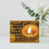 Diwali-3 Briefkaart (Staand voorkant)