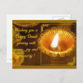 Diwali-3 Briefkaart (Voorkant / Achterkant)