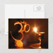 Diwali-4 Briefkaart (Voorkant / Achterkant)
