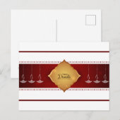 Diwali-ansichtkaart Briefkaart (Voorkant / Achterkant)