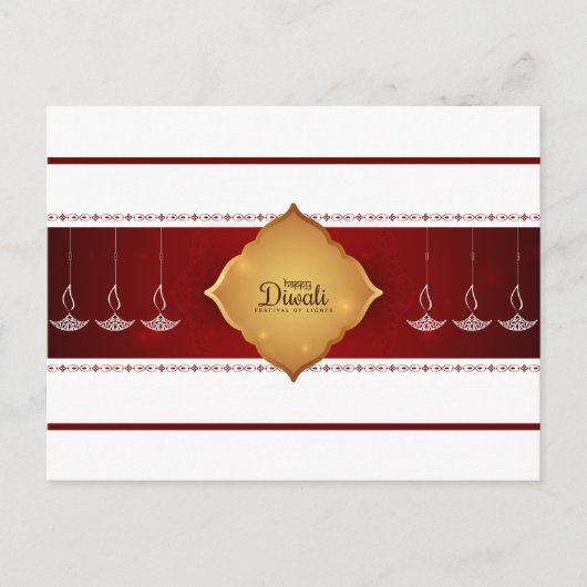 Diwali-ansichtkaart Briefkaart (Voorkant)