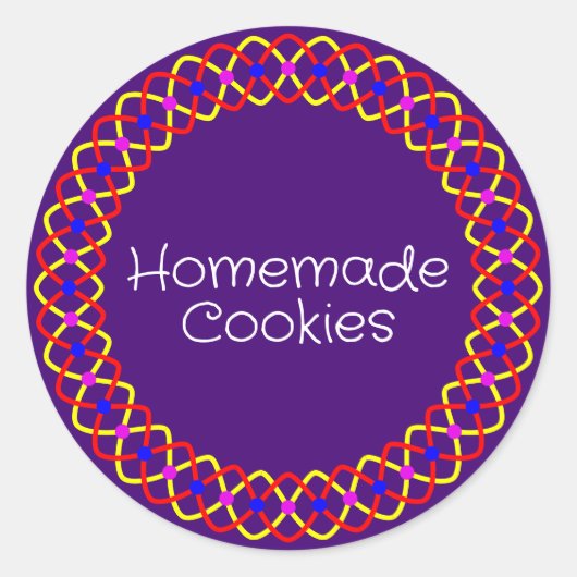 Diwali Bakery Box Packaging Ronde Sticker (Voorkant)