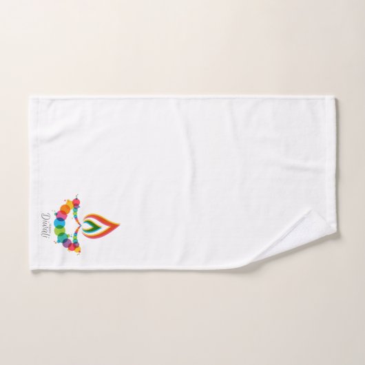 Diwali Bath Towel Set Bad Handdoek (Handdoek)