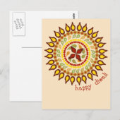 Diwali Briefkaart (Voorkant / Achterkant)