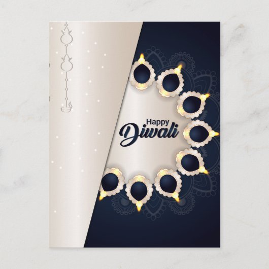 Diwali Briefkaart (Voorkant)