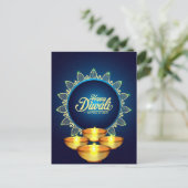 Diwali Briefkaart (Staand voorkant)