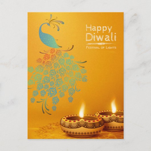 Diwali Briefkaart (Voorkant)
