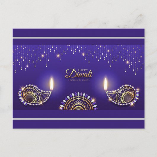 Diwali Briefkaart (Voorkant)