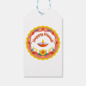 Diwali Cadeau Label ( Happy Diwali) Cadeaulabel (Achterkant)