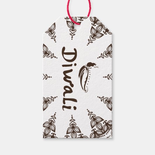 Diwali Cadeau Labels. Cadeaulabel (Voorkant)