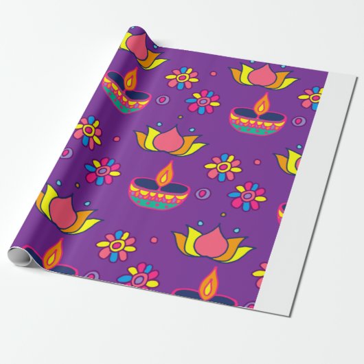 Diwali Cadeaupapier (Uitgerold)