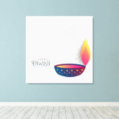 Diwali Canvas Afdruk (Insitu (Houten vloer))