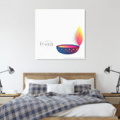 Diwali Canvas Afdruk (Insitu (Slaapkamer))