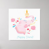 Diwali Canvas Afdruk (Voorkant)