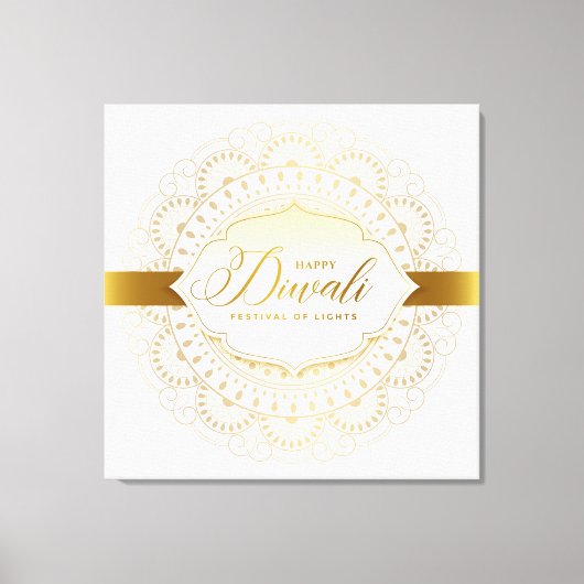 Diwali Canvas Afdruk (Voorkant)