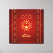 Diwali Canvas Afdruk (Voorkant)