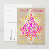 Diwali Celebration Invitation Briefkaart (Voorkant / Achterkant)