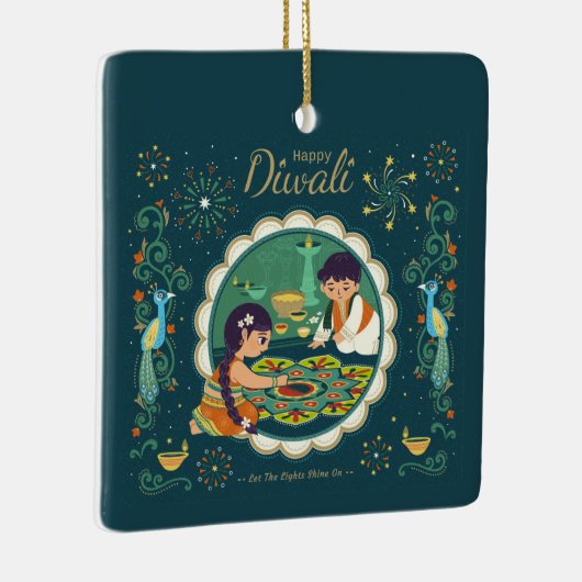 Diwali Ceramic Ornament (Rechts)