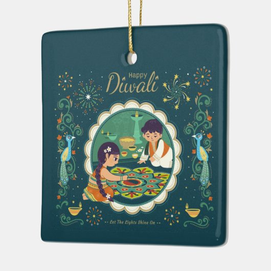 Diwali Ceramic Ornament (Links)