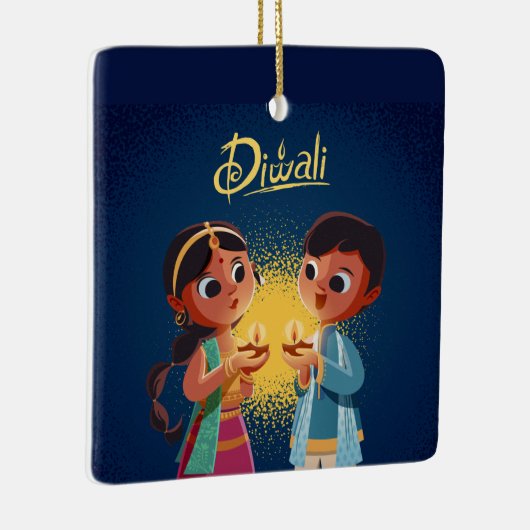 Diwali Ceramic Ornament (Rechts)