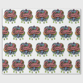 Diwali Colorful Hearts Cadeaupapier (Vlak)