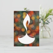 diwali diya bokeh licht (Staand voorkant)