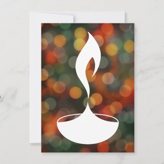 diwali diya bokeh licht (Voorkant)