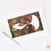 diwali diya bokeh licht rechthoekige sticker (Envelop)