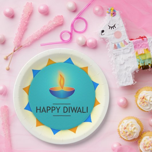 Diwali Diya Paper Bord (Feest)