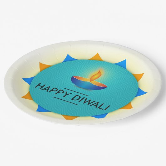 Diwali Diya Paper Bord (Gekanteld)