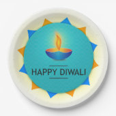 Diwali Diya Paper Bord (Voorkant)