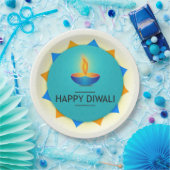 Diwali Diya Papieren Bord (Feest)
