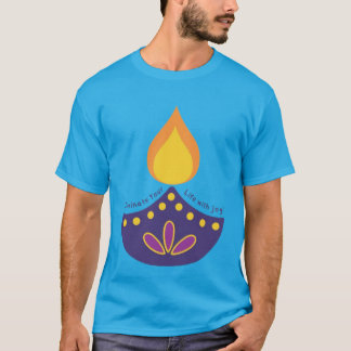 Diwali Diya T-shirt - Vier het festival van Li