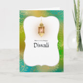 Diwali Family Photo Greep Feestdagen Kaart (Voorkant)