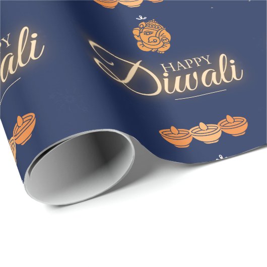 Diwali Feest Cadeaupapier (Rol Hoek)