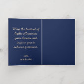 Diwali Feest Folie Feestdagenkaart (Binnenlaag)