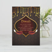 Diwali Feest Kaart (Staand voorkant)