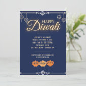 Diwali Feest Kaart (Staand voorkant)