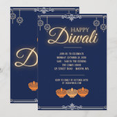 Diwali Feest Kaart (Voorkant / Achterkant)