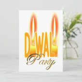 Diwali Feest Uitnodiging Elegant (Staand voorkant)
