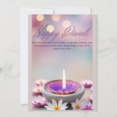 Diwali  feestdagenkaart (Voorkant)