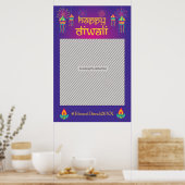 Diwali-feestprop voor fotohokje poster (Keuken)