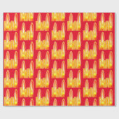 Diwali Festival Lights Candles Typography Cadeaupapier (Vlak)