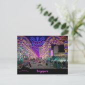 Diwali Festival Little India Singapore Briefkaart (Staand voorkant)