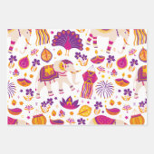 Diwali Festival of Lights Inpakpapier Vel (Voorkant 3)