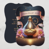 Diwali Festival uitnodiging (Voorkant / Achterkant)
