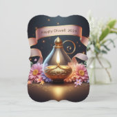 Diwali Festival uitnodiging (Staand voorkant)