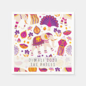Diwali Festival van Lichten Servet (Voorkant)